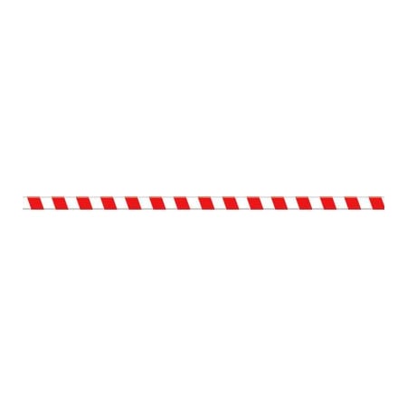 Accuform Accuform Tough-Mark Heavy-Duty Message Strip, Red/White Stripes, 2inx48in PTP214